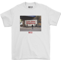 Love Your Neighbour Artwork White T-Shirt