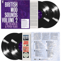 Eddie Piller Presents - British Mod Sounds of The 1960s Volume 2: The Freakbeat & Psych Years Double Vinyl