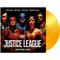 Justice League OST Flaming Coloured Double Heavyweight Vinyl