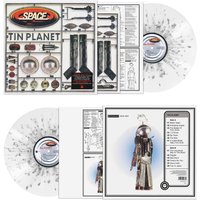 Tin Planet Clear Silver Splatter Vinyl