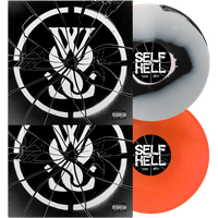 SELF HELL Black White Swirl Vinyl + Transparent Neo Orange Vinyl
