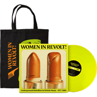 Women In Revolt! Neon Yellow Vinyl & Tote Bag