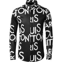 Men's Long Sleeve Printed Shirt – Stylish & Trendy Full-Pattern Design, Ready To Ship