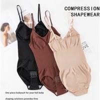 Seamless One piece Shapewear Belly Pants Open file Hip Lift Shapewear Suspender Corset Onesie