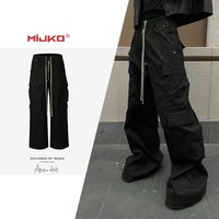 MIJKO urban RO style GethBela wide leg overalls functional casual trousers trendy