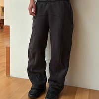 Y2K Streetwear Elastic Drawstring Jogger Pants & High Waisted Loose Fit Hip Hop Casual Sweatpants Fleece Lining