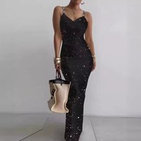 suspender slim tight long skirt