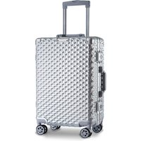 Ready To Carry Luggage Universal Wheel Aluminum Trolley Suitcase Three Piece Set Large Capacity PC Fashion Trolley Case