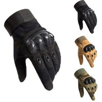 Tactical gloves with soft shell, long fingers, O memory, touch screen, mountaineering, rock climbing, anti slip,