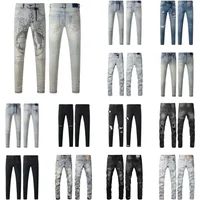 designer Ksubi High Quality Fashion Wash Tvintage Ripped Straight Leg Personality Street Jeans