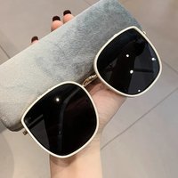 Sunglasses Big Slimming Stars Same Style as Popular Korean Glasses Round Face Trendy Sunglasses 2021