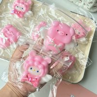 Foam Squishies Cute Little Pig Pinching Fun Pink Angel Little Pig And Lamb Stress-relieving Toys To Relieve Stress And Release Release Slow Rebound