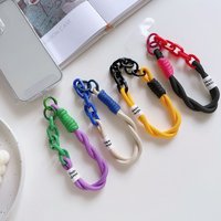 Dopamine hand rope mobile phone case lanyard short rope portable wrist bracelet anti lost chain pendant pendant.