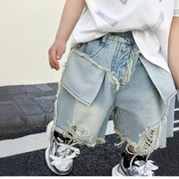 Boys' Summer Thin Style Loose Fit Versatile Unisex Shorts For Toddler Girls Clothing (3-7Y)