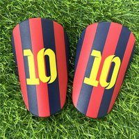 Customizable Soccer Shin Guards Player Number Inserts – Lightweight Plastic Leg Protection – Ideal Running & Sports