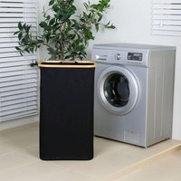 Foldable Fabric Laundry Hamper With Lid – Breathable & Space-Saving Dirty Clothes Basket For Bathroom, Bedroom, Nursery, And Dorm
