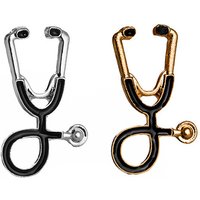 Film Television Peripheral Stethoscope Badge Alloy Brooch Clothing Accessories