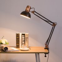 LED Studio Desk Lamp Vintage Portable Lamps With Clamp Book Reading Folding Writing Study Light Fixture For Nail