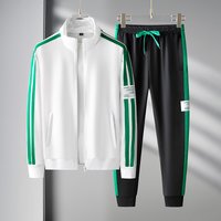 Clothing Sports Casual Sweater Pants Cardigan Zipper Two Piece Set Product