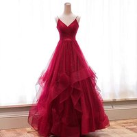Clothing Evening Gown High End Banquet Attire Celebrity Queen Inspired Wedding Party Wear Regular