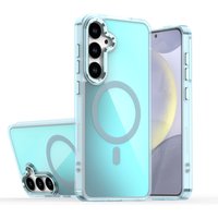 Fashion Laser Gradient Shockproof Magnetic Phone Case For Samsung S25 S24fe S23 FE A17 A56 A36 A26 A16 A06 Cover