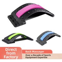 Lumbar Massager Spinal Straightener Pad Relaxer Corrector Lumbar Spine Fitness Body Building Sports