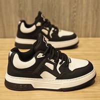 Casual Sneakers Breathable Low Top Round Toe Shoes Rubber Sole Daily Wear Brown Options