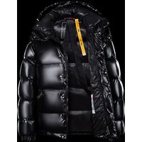 Men's Clothing 2027 New White Duck Down Men's Warm Trendy Brand Shiny Short Thick Hooded Jacket Black Green