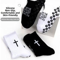 Men's Low Cut Short Cotton Socks Spring Summer Embroidered Solid Color Trendy Sports Fashionable INS Style