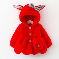 2939 Autumn Winter Sweater Woolen Coat Cartoon Warm Cotton Coat