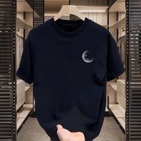 Men's Clothing High-end style Heavy-weight Pure Cotton Short-sleeved T-shirt Men's Popular Brand Street Loose Top Clothes T-shirt Men's Summer