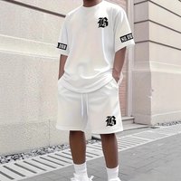 Clothing Shorts Short Sleeved T Shirt Casual Sportswear Los Angeles Letter T Shirt Suit