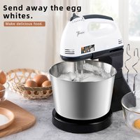EU Standard Electric Hand Mixer Desktop Mini Cream Whisk Egg Beater For Cake Baking Dough Making