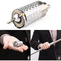 Appearing Cane Retractable Wear-resistant Stainless Steel Lightweight Magic Stick For Home
