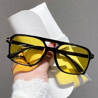 Lightweight Double Beam Ocean Film Sunglasses Driving Sunshades Fashionable Box Sunscreen Sunglasses