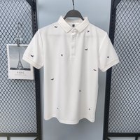 Mans clothing polo shirt summer embroidered sven business casual shirt lapel short sleeved T shirt