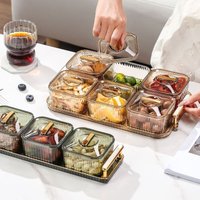 Minimalist Home Use Living Room Coffee Table Lid Fruit Tray Countertop Candy Plate Dried Fruit Internet