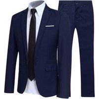New Two-piece Suit For Men, British Gentlemen, Hairstylist, Suit, Groom, Wedding Dress, Formal Attire