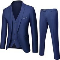 Clothing casual suit three piece suit large groom best man wedding dress one button suit