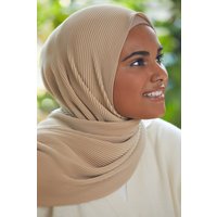 Women's Hats wrinkled fashion plain wrinkled wrap headscarf solid color voile long shawl