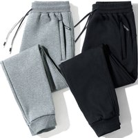 Pantalones sanitarios holgados con bolsillos con cremallera para trabajo, ocio y deportes para hombres
