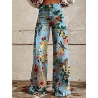 Thin Anti Denim Wide Leg Pants 3D Trendy Bell Bottom Autumn Winter Hot Selling One Piece Casual Denim
