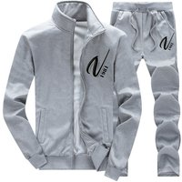 Men's casual printed two-piece set