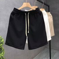 Waffle shorts summer thin trendy brand all match shorts sports loose straight beach pants