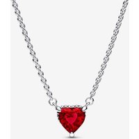 Silver plated shining halo heart shaped pendant clavicle necklace necklace new ruby bracelet necklace set