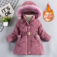 Cotton Coat Medium Length Plush Thickened Fashionable down Jacket Winter Foreign Trade Supply Clothing