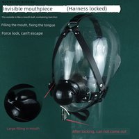 Invisible Tongue Depressor Tooth Socket Sexy Mouth Plug Ball Gag Forced Opening