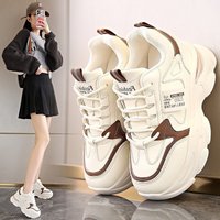 Style Shoes Inner Height Increase Thick Soled Air Cushion Shock Absorbing Sports Shoes Small Casual Shoes