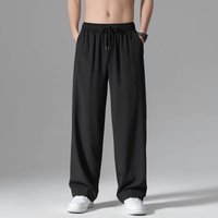 Man Pants Tracksuit Sweatpants Sportswear Gym Workwear Summer Joggers Baggy Y2k Straight Big Trousers Pantalones