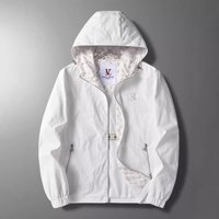 Men's Clothing Hooded Jacket High End Fashion Casual Embossed Top Spring/Autumn Cool Stylish Polyester Full Sleeve Coat
